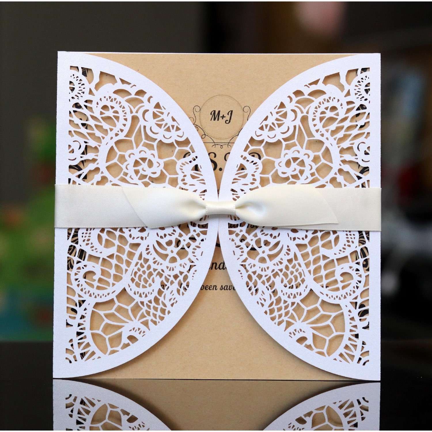 Latest Invitation Card Wedding Supplies Invitation Design Laser Cut 